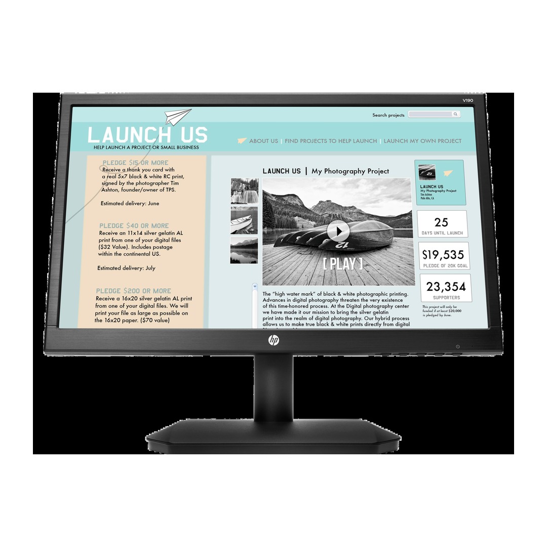 Monitor_HP_V190_de_18.5_VGA_1_1x1 Monitor HP V190 de 18.5" VGA - SEGEN